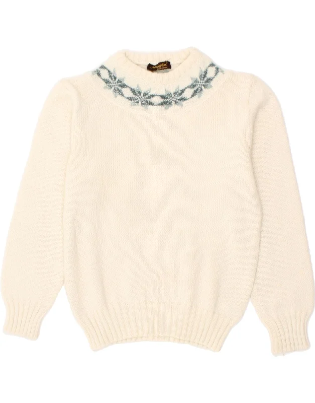 MAURIECE ABOT Womens Turtle Neck Jumper Sweater UK 10 Small Off White Toggled Drawstring Belted MAURIECE ABOT Womens Turtle Neck Jumper Sweater UK 10 Small Off White Toggled Drawstring Belted