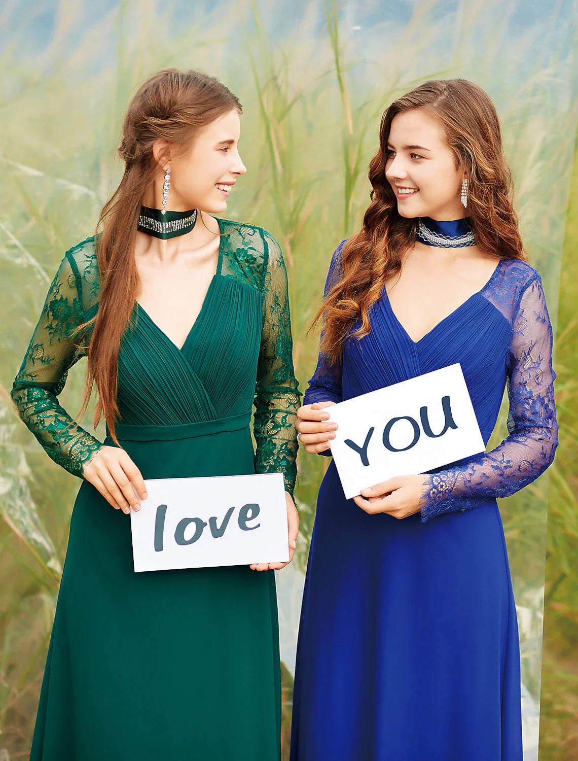 A-Line Evening Gown Elegant Dress Wedding Guest Formal Evening Floor Length Long Sleeve V Neck Chiffon with Sash / Ribbon Ruched Lace Insert Tunics Designer luxury A-Line Evening Gown Elegant Dress Wedding Guest Formal Evening Floor Length Long Sleeve V Neck Chiffon with Sash / Ribbon Ruched Lace Insert Tunics Designer luxury