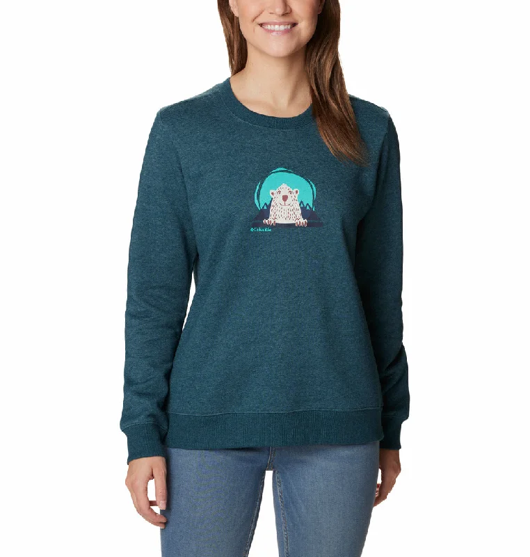 Columbia Womens Hart Mountain II Graphic Crewneck Sweater Layered Multi-layer Single Layer Columbia Womens Hart Mountain II Graphic Crewneck Sweater Layered Multi-layer Single Layer