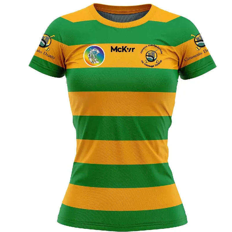 Mc Keever Blackrock Camogie Match Jersey - Womens - Green/Amber Branded Jersey Tee