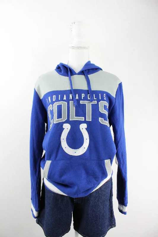 Vintage Colts Hoodie (S) Hoodie with Full-Zip Functional Layering