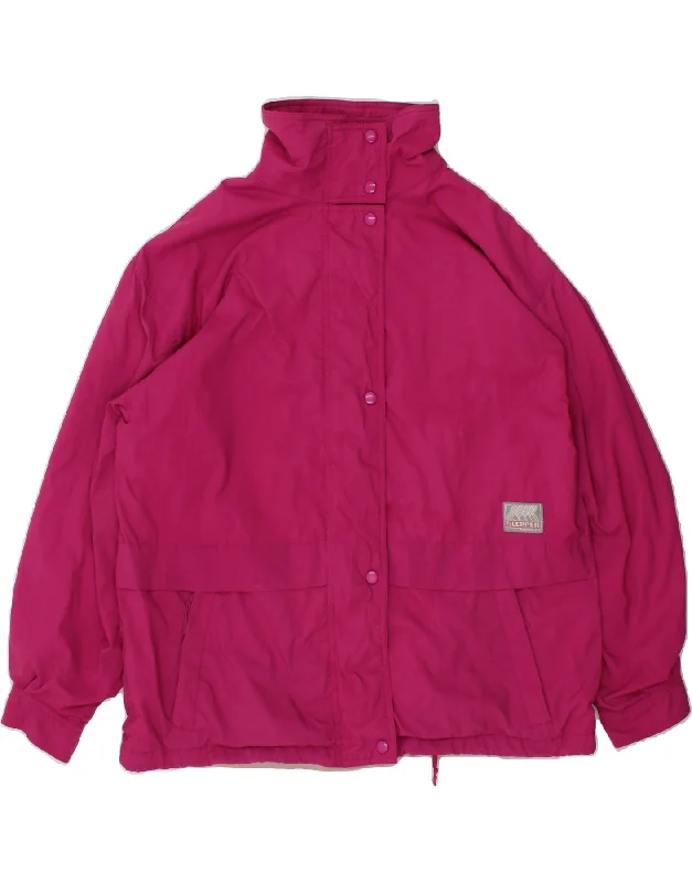 KLEPPER Womens Windbreaker Jacket UK 14 Large Pink Polyamide Wool Jacket Cashmere Jacket Tweed Jacket KLEPPER Womens Windbreaker Jacket UK 14 Large Pink Polyamide Wool Jacket Cashmere Jacket Tweed Jacket
