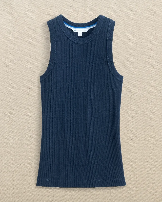 Ryan Solid Rib Tank cotton tank top