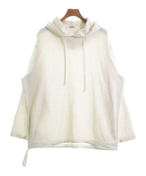 AURALEE Hoodies Hoodie with Ribbed Neckline Snug Warm