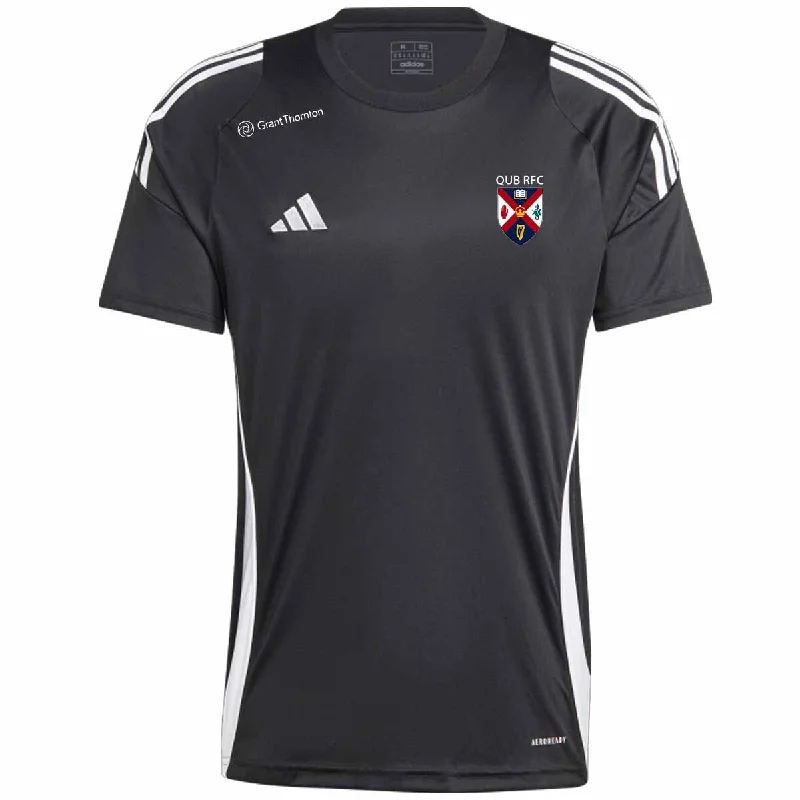 adidas Club Queens Rugby Tiro 24 Jersey - Adult - Black Mint Green Jersey Tee