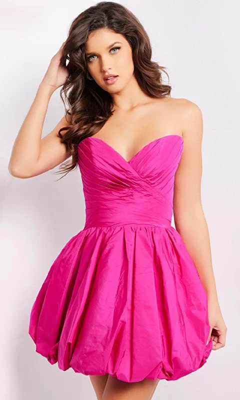 Jovani 37061 - Bow Accented Sweetheart Neck Cocktail Dress Tunics Cozy comfortable