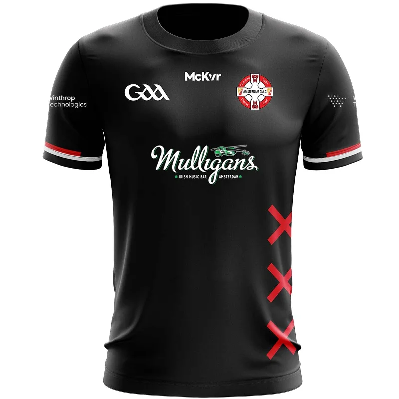 Mc Keever Amsterdam GAC Playing Jersey - Adult - Black Player Fit Turquoise Jersey Tee Mc Keever Amsterdam GAC Playing Jersey - Adult - Black Player Fit Turquoise Jersey Tee