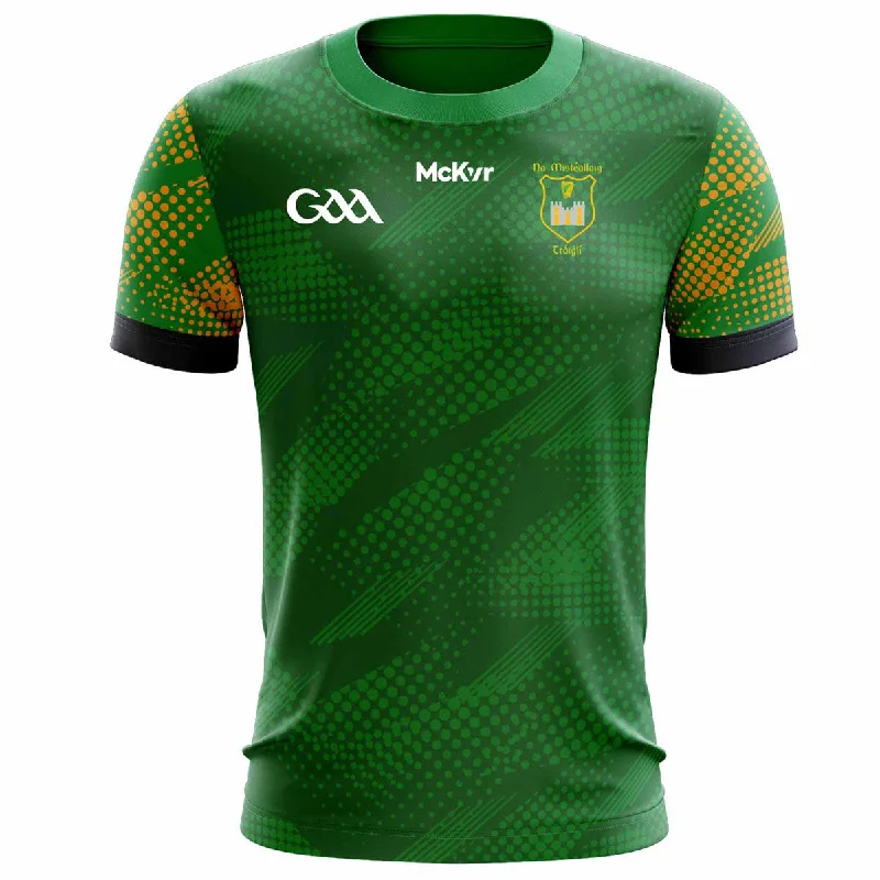 Mc Keever John Mitchels GAA Training Jersey - Womens - Green Linen Jersey Top