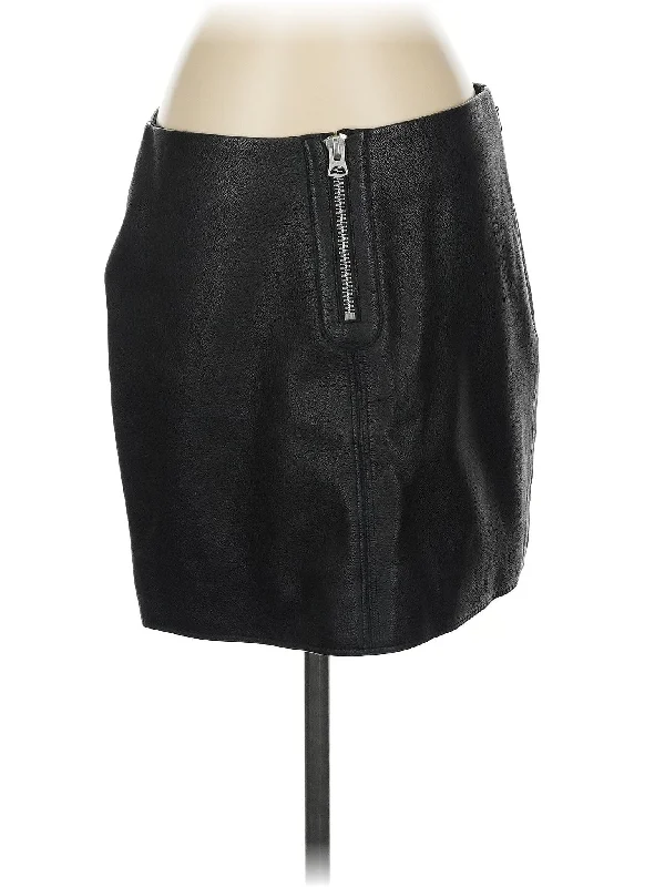 Leather Skirt chiffon skirt airy