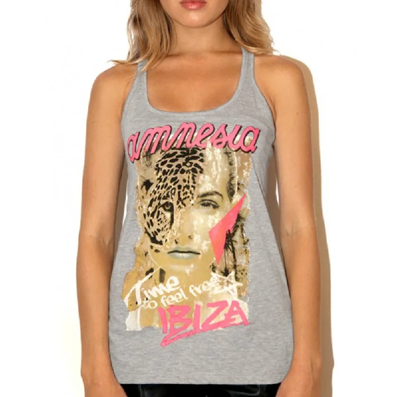 Amnesia Ibiza Wildlife Women's Racerback Tank cutout tank top