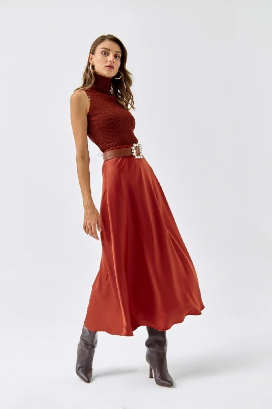 Elastic Waist Satin Tile Skirt tulle skirt dreamy