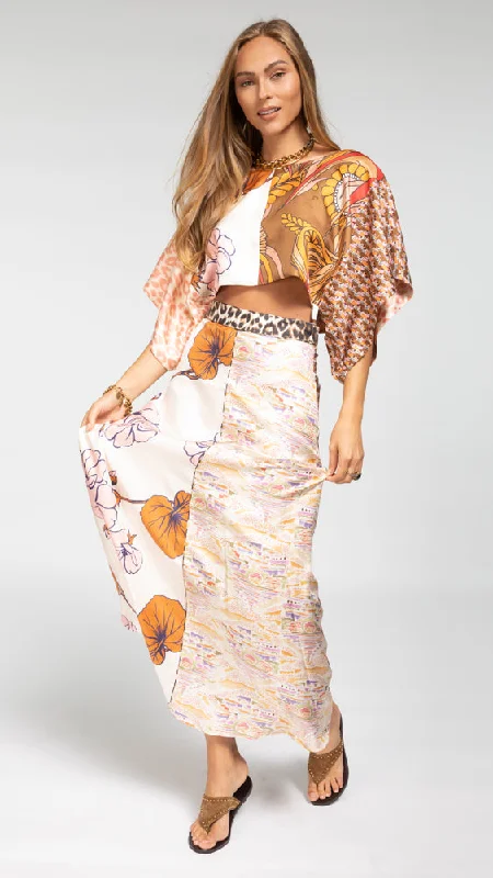 Paralong Skirt linen skirt natural