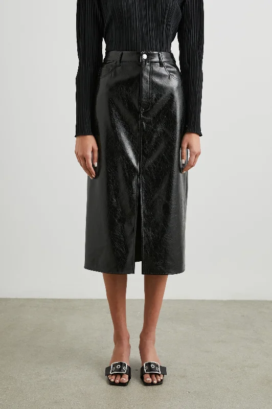 NORMA SKIRT - BLACK PATENT tulle skirt dreamy