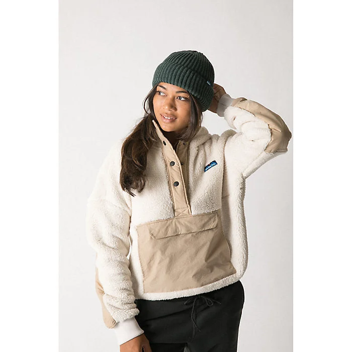 Women's Kavu | Moon Ridge Pullover Hoodie | Chalk Hoodie with Batwing Sleeves Loose Dramatic Women's Kavu | Moon Ridge Pullover Hoodie | Chalk Hoodie with Batwing Sleeves Loose Dramatic