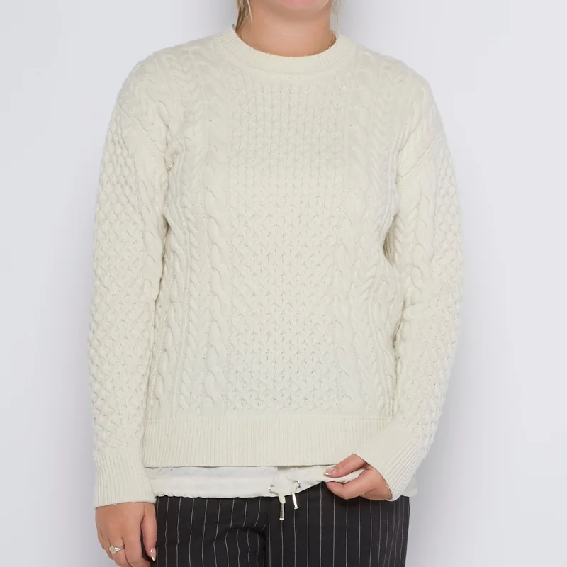 Diesel Cable Knit Sweater - UK 12 Boxy Sweater Fitted Sweater A-Line