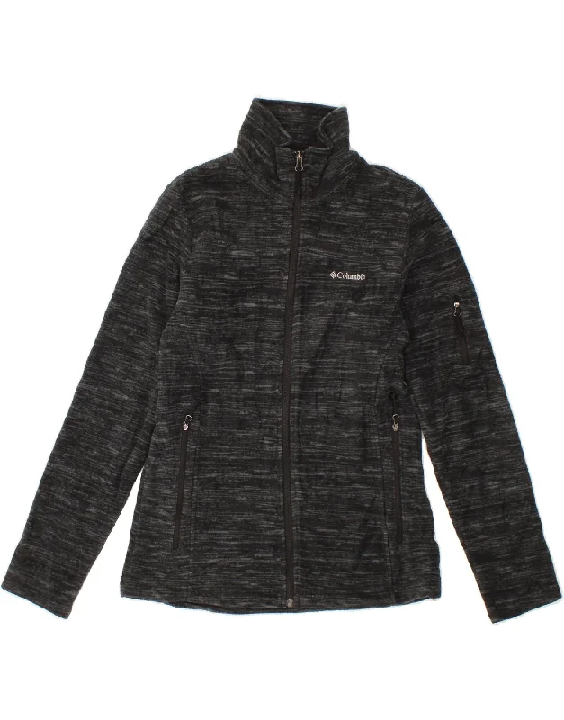 COLUMBIA Womens Fleece Jacket UK 10 Small Grey Polyester Tailored Jacket Straight Jacket A-Line Jacket COLUMBIA Womens Fleece Jacket UK 10 Small Grey Polyester Tailored Jacket Straight Jacket A-Line Jacket