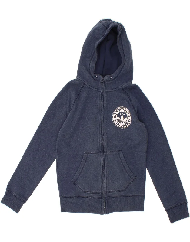 ADIDAS Womens Zip Hoodie Sweater UK 10 Small Navy Blue Cotton Layered Multi-layer Single Layer ADIDAS Womens Zip Hoodie Sweater UK 10 Small Navy Blue Cotton Layered Multi-layer Single Layer
