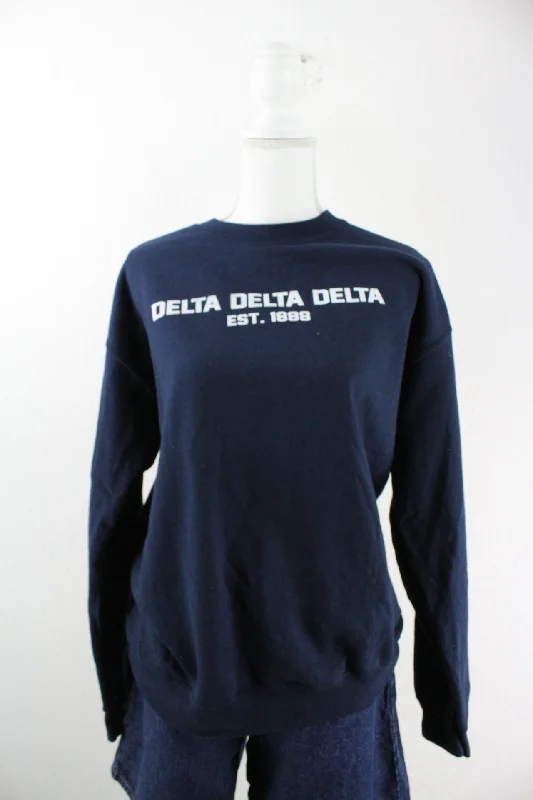 Vintage Delta Sweatshirt (M) Hoodie with Toggle Buttons Decorative Unique