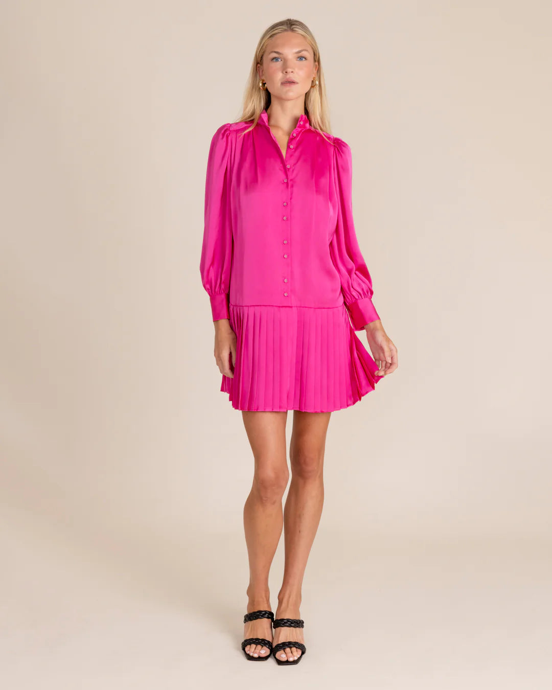 Aldean Adair Reagen Dress - Raspberry