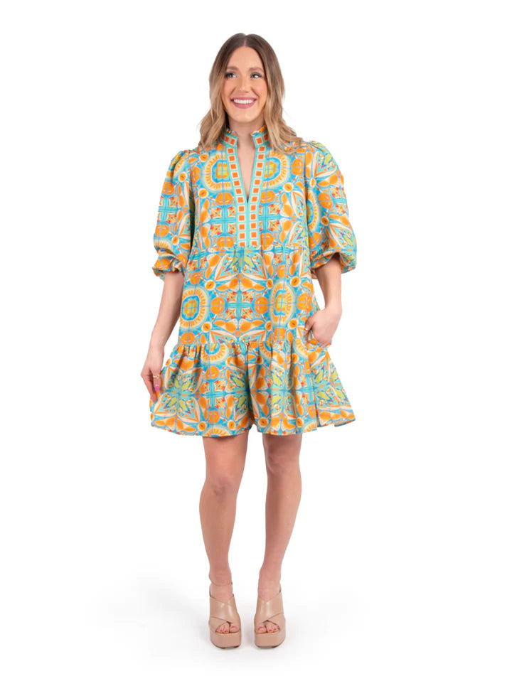 Emily McCarthy Frankie Dress - Poolside