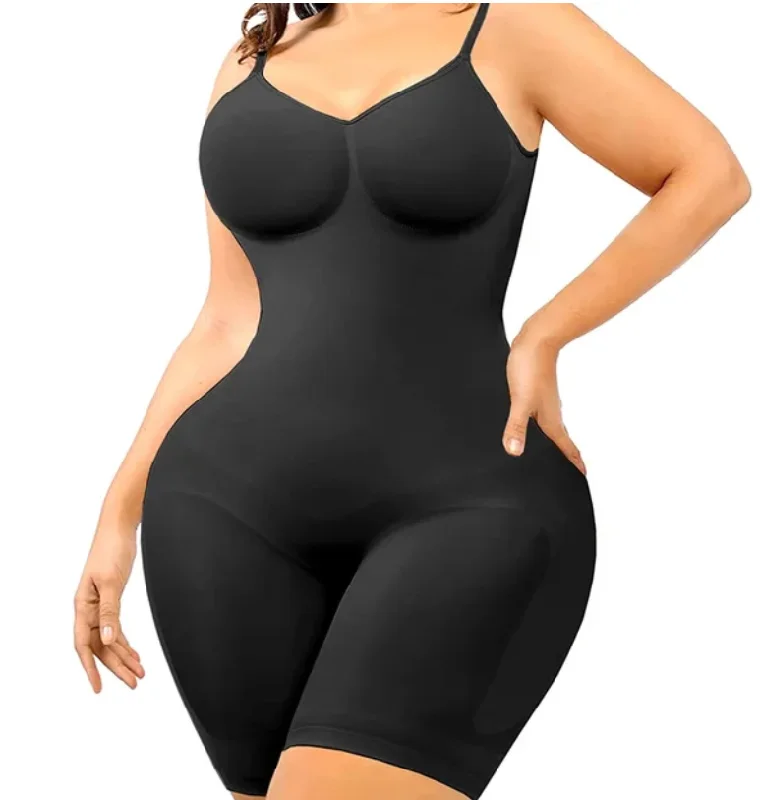 Sculpting Girdle Bodysuit Chic Bodysuit with Ruffles