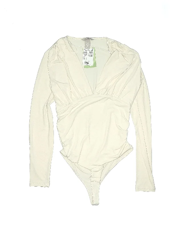 Bodysuit Fashionable Bodysuit with Button Front