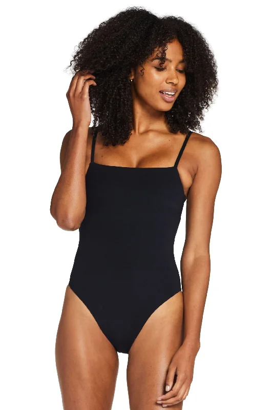 Vitamin A Black BioSculpt™  Jenna Bodysuit Fashionable Fitted Bodysuit